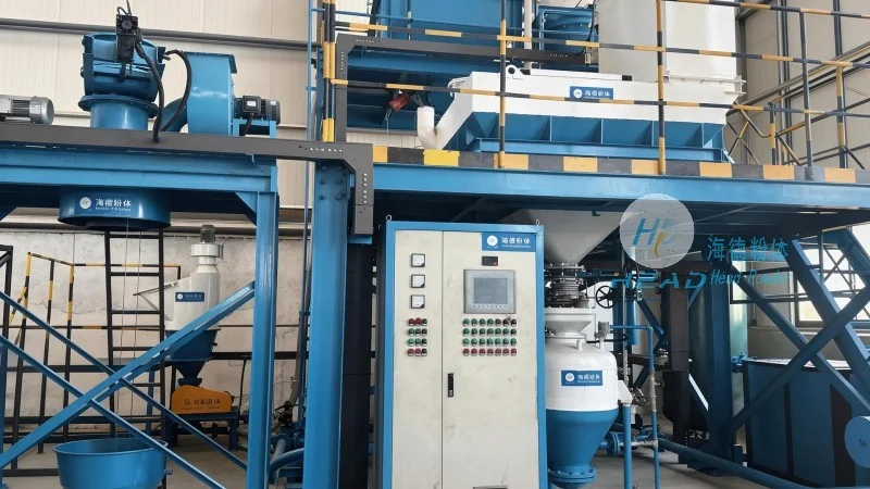 دراسة حالة لنقل جسيمات الكاتاليسيت بضغط إيجابي بالنيوبمائي في شركة petrochemical في لانزو، غانسو