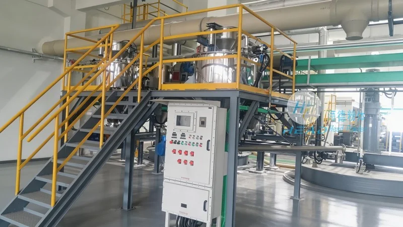 مشروع نموذج لنقل بلورات البوليبروبيلين الهيدروليكي في مرحلة كثيفة في شركة petrochemical في داچينغ، هيلونغجيانغ